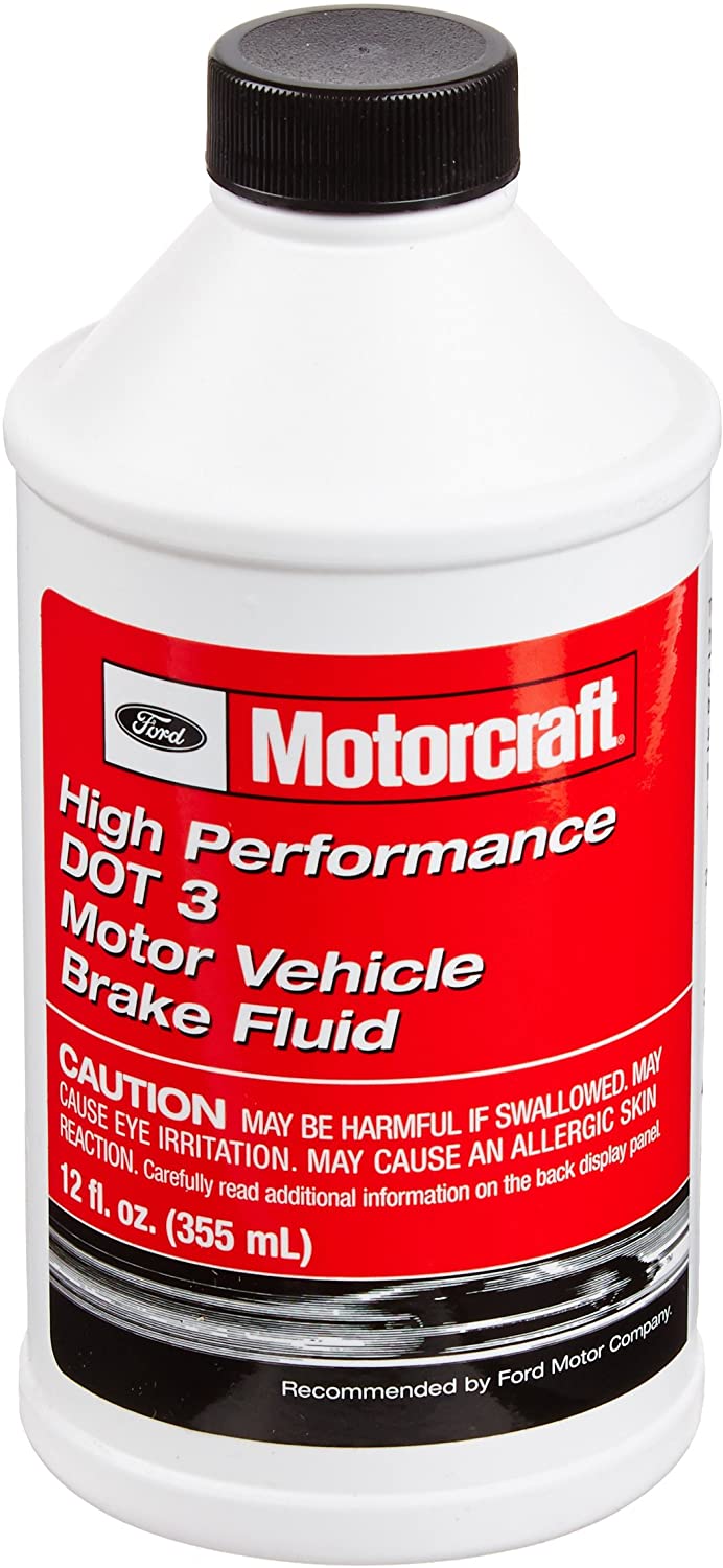 Genuine Ford Fluid PM-1-C High Performance DOT-3 Motor Vehicle Brake Fluid - 12 oz.