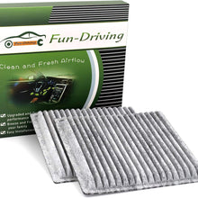 2 Pack White FD811 Cabin air filter for Mazda 3,6,CX-5, Replacement for CF11811,KD45-61-J6X