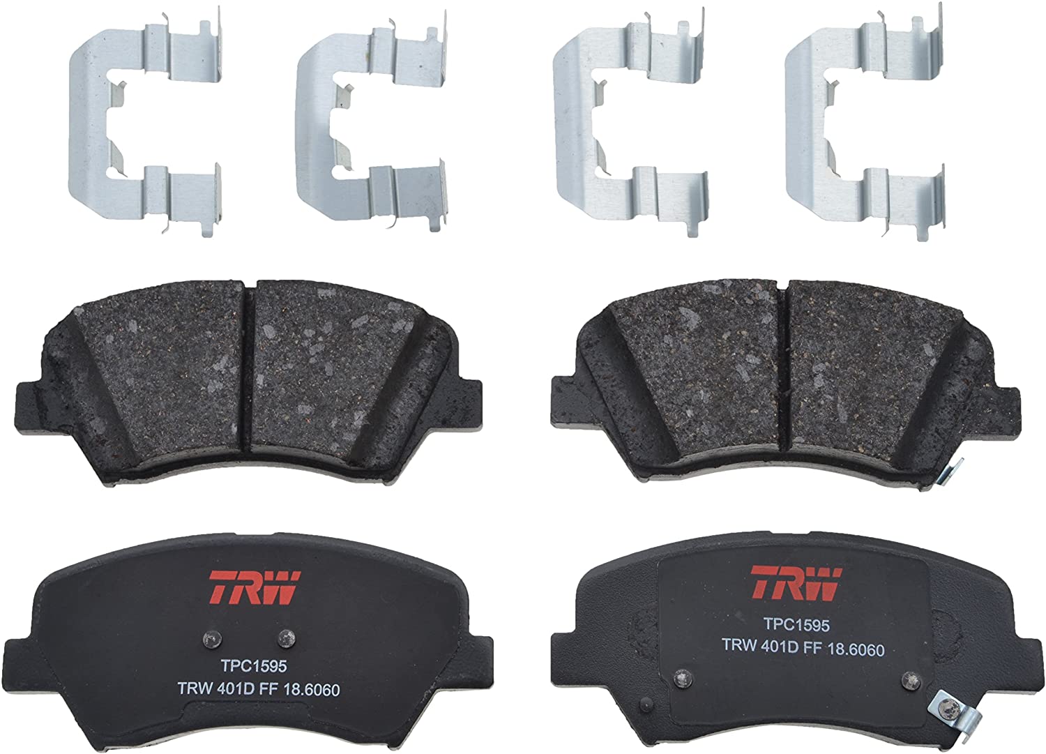 TRW TPC1595 Premium Ceramic Front Disc Brake Pad Set