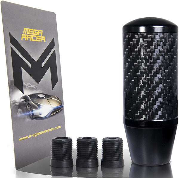 Mega Racer 1 x Carbon Fiber Shift Knob Black Shift Knob Shifter Knobs Gear Shift Knob Shifter Knob Shift Knobs Shift Knob 6 Speed Manual Shifter Knob 5 Speed Shifter Knob 4 Speed Shift Knob Nismo