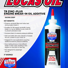 Lucas Oil Engine Break in Oil 16 Oz.
