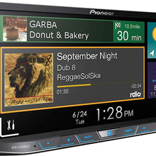 Pioneer 6.8" Double DIN Touchscreen Display, Apple iPhone and Android Music Support, Bluetooth in-Dash DVD/CD AM/FM Front USB Digital Multimedia Car Stereo Receiver/Free Alphasonik Earbuds