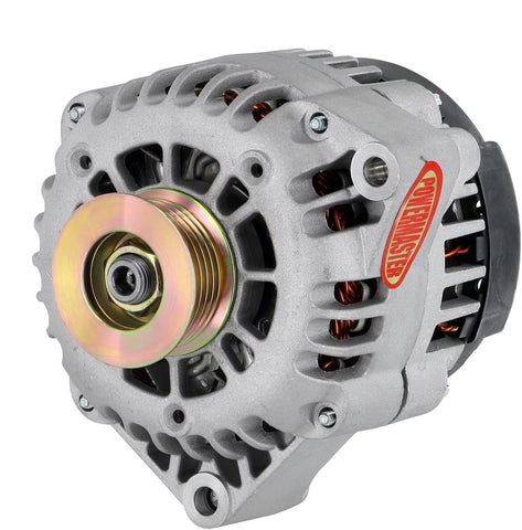 Powermaster 48247 Natural Alternator (AD230 165A 6 Groove Pulley OE Hookup PLFS)
