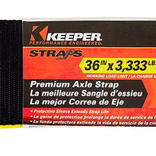 KEEPER 04228 36'' x 2'' Premium Axle Strap with D-Ring