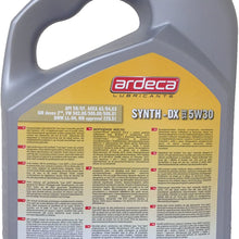 Ardeca BMW LL 04 5w-30 Fully Synthetic Motor Oil 5 Liters Made in Belgium