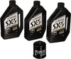 MaximaHiflofiltro SXSSEOCK004 SXS Full Synthetic Side x Side Engine Oil Change Kit for Yamaha Rhino 450/660, 3 L