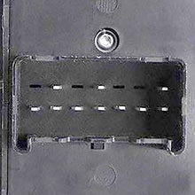 APDTY 133907 Master Power Window Switch Fits 2009-2012 Dodge RAM 1500 2500 3500 Crew Cab Pickup With"A" On Both Front Window Buttons (Without Power-Fold Mirrors; Replaces 4602863AD, 4602863AB)