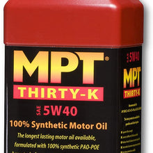 MPT Industries MPT27 5W/40 Hi-Performance Fully Synthetic Motor Oil - 1 Quart Bottle