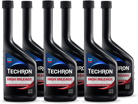 TECHRON 266711163-6PK High Mileage Fuel System Cleaner, 6 Pack