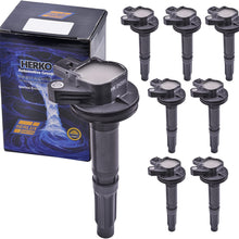 Set of 8 Herko B181 Ignition Coils For Ford 5.0L V8 2011-2016