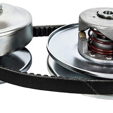 Jeremywell 40 Series Torque Converter Kit Clutch Pulley 1" Driver 7/8" Driven 8 to 16HP Belt replaces Comet 40D Series Torq-A-Verter models 209133A 209133 209139A 209139 209151A 209151 and Manco 2432