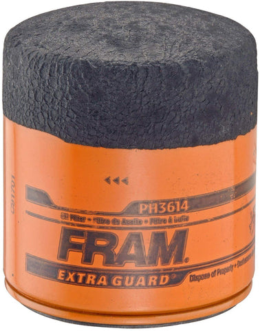 Fram PH3614 Extra Guard Passenger Car Spin-On Oil Filter (Pack of 2)