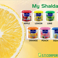 My Shaldan 7 packs Assorted Scent Car Air Freshener (Apple, Lemon, Lime, Mango, Mixed Berry, Orange, Squash Scents)