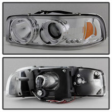 Spyder Auto 5009364 LED Halo Projector Headlights Chrome/Clear