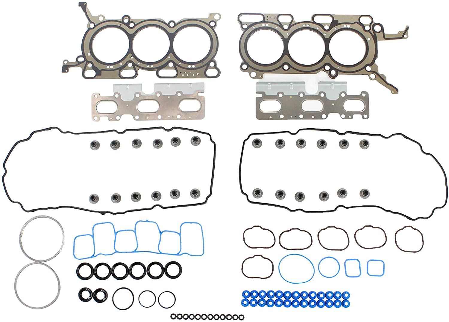 DNJ HGS4213 Head Gasket Set for 2011-2015 / Ford/Edge, Explorer, Flex, Police Interceptor Sedan, Taurus / 3.5L / V6 / DOHC / 24V / 3496cc / 213cid / [VIN 8, VIN C]