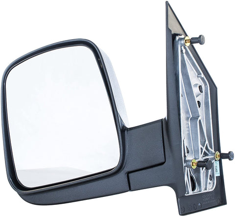 Driver Side Mirror for Chevy Express, GMC Savana (03 04 05 06 07 08 09 10 11 12 13 14 15 16 17) Textured Non-Heated Folding Left Outside Rear View Replacement Door Mirror - GM1320284