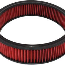 A-Team Performance Air Filter Element Air Cleaner High Flow Replacement Washable and Reusable Round Cotton Fiber Compatible with Buick Chevrolet GMC Ford Mopar Oldsmobile Pontiac (14X3)