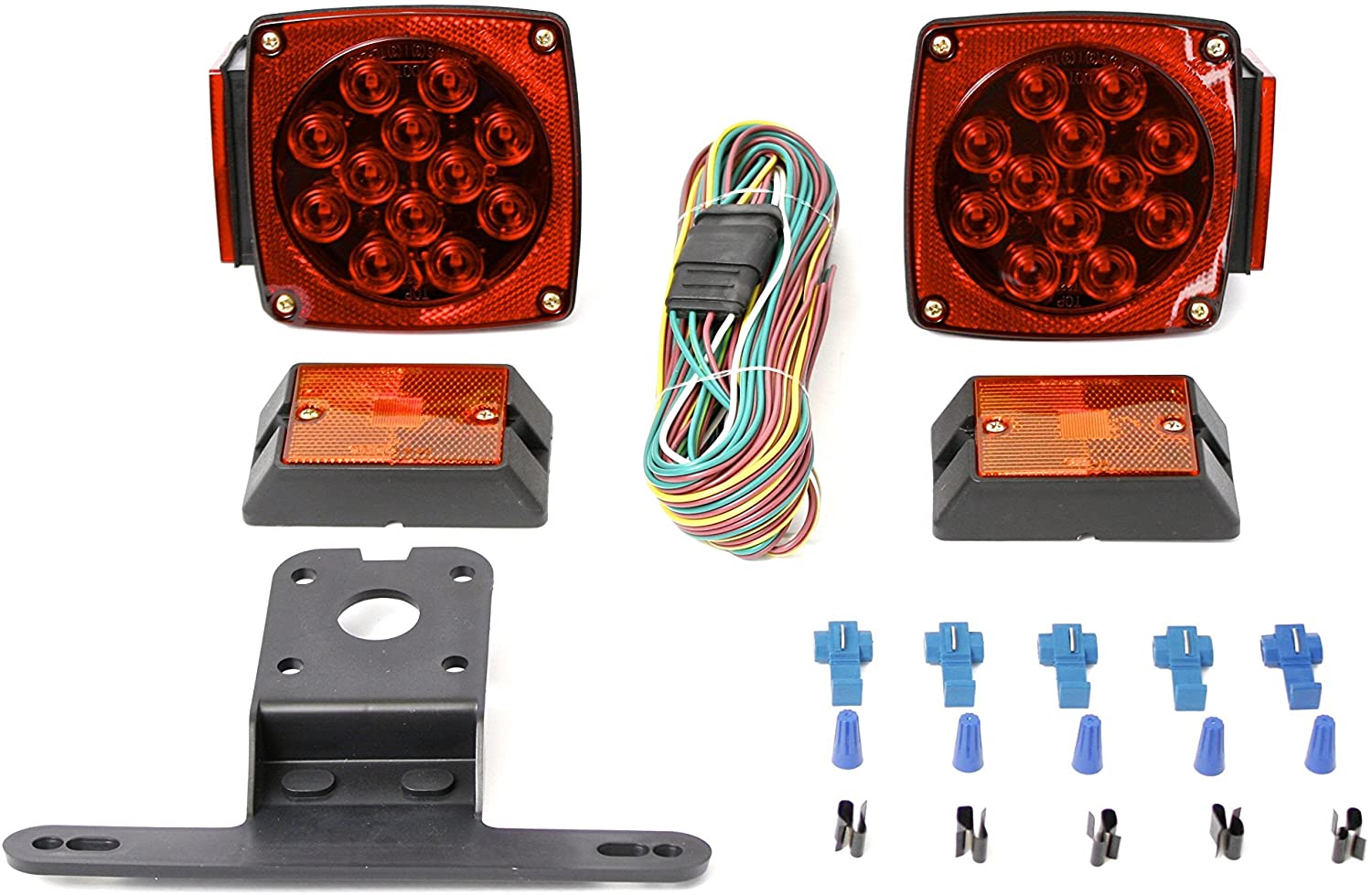 MaxxHaul 70205 12V All LED Submersible Trailer Light Kit