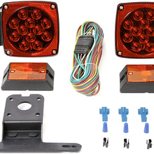 MaxxHaul 70205 12V All LED Submersible Trailer Light Kit