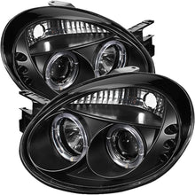 Spyder Auto PRO-YD-DN03-HL-BK Dodge Halogen Led Projector Headlight Neon Black