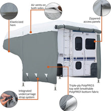 Classic Accessories Over Drive PolyPRO3 Deluxe Camper Cover, Fits 6' - 8' Campers (80-396-301001-RT)