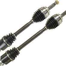 DTA MI21952196A front Left Right Pair - 2 New Premium CV Axles (Drive Axle Assembly) Compatible with 2003-2006 Mitsubishi Outlander 4WD Only