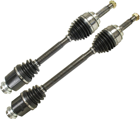 DTA MI21952196A front Left Right Pair - 2 New Premium CV Axles (Drive Axle Assembly) Compatible with 2003-2006 Mitsubishi Outlander 4WD Only