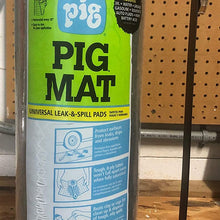 Pig Mat Oil Absorbent Pads Dispenser Bundle - 50 feet x 15 feet Roll of Oil Mat (25201) | 1 Mat Roll Holder (57701)