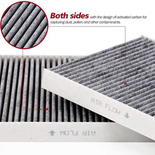 Puroma Cabin Air Filter with Activated Charcoal Layer Replacement for CPJ6X, CF11811, Mazda KD45-61-J6X, KR11-61-J6X, MP11-1K-D45