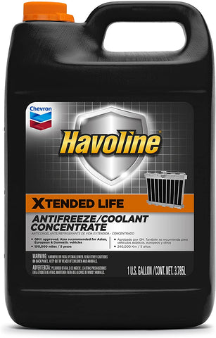 Havoline Xtended Life Antifreeze/Coolant - 1 Gallon (Pack of 6)