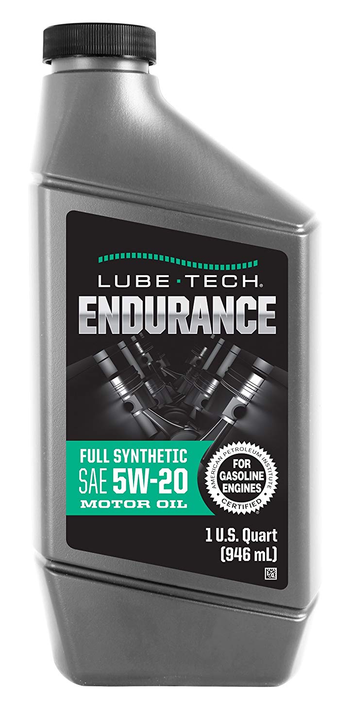 Lube-Tech 162372 Endurance Full Synthetic 5W-20 Motor Oil (Pack of 6)