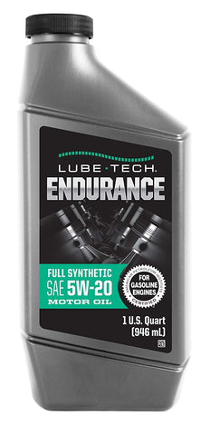 Lube-Tech 161956 Endurance Full Synthetic Dexos1 0W-20 Motor Oil (Pack of 6)