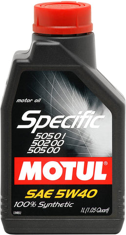 Motul Specific 505 01 502 00 505 00-5W40 1L (Pack of 2)