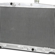 Replacement for Honda CR-Z/Insight Aluminum 2-Row Racing Radiator - ZF1 LEA1 LDA3 ZE2 2nd Gen AT