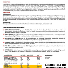 Triax Synergy Extreme 5W-50 - Ester Full Synthetic Racing/Ultra Wear Protection Engine Oils - High Zinc and Molybdenum Fortified … (1 Quart)
