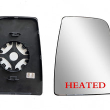 Brand new Passenger Right Side Mirror Replacement Upper Glass with Headted And Plate fit Ford Transit 150 250 350 from 2015-Onward