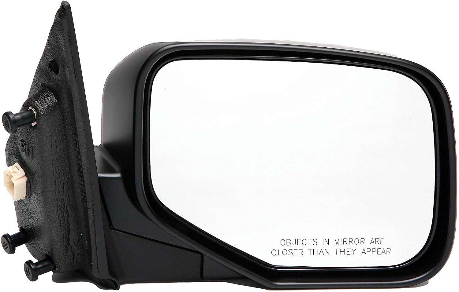 Dorman 955-1713 Passenger Side Power Door Mirror - Folding for Select Honda Models, Black