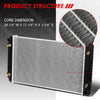 1790 Factory Style Aluminum Cooling Radiator Replacement for 96-99 Chevy/GMC C/K 1500/2500 Truck 4.3L/5.0L AT