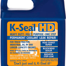 K-SEAL Coolant Leak Repair ST5516 Heavy Duty 16oz, Multi-Purpose Formula for Truck/Tractor Coolant Leaks in the Radiator, Head Gasket, Water Pump Casing & Heater Core, A True Pour & Go -Trade Trusted