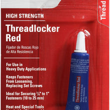 Permatex 27140-6PK High Strength Threadlocker Red, 36 ml (Pack of 6)