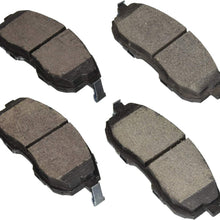 Bosch BE815H Blue Disc Brake Pad Set with Hardware for Select Infiniti G20, G35 and Nissan 350Z, Altima, Cube, Maxima, Sentra - FRONT