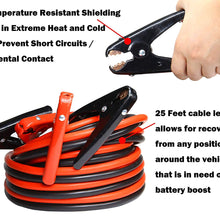 Heavy Duty Booster Jumper Cable1 Gauge x 25 Ft. x 800A Heavy Duty for Car Van Truck G8251C
