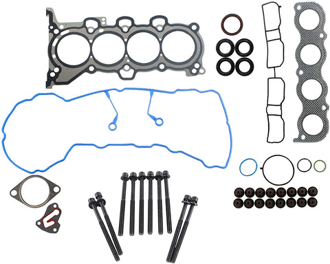 DNJ Head Gasket Set with Head Bolt Kit For 2011-2016 for Hyundai Elantra 1.8L 1797cc L4 DOHC