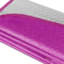 BDK Front Windshield Shade-Accordion Folding Auto Sunshade for Car Truck SUV-Blocks UV Rays Sun Visor Protector-Keeps Your Vehicle Cool-58 x 24 Inch, AS-2511-HP, Pink Glitter