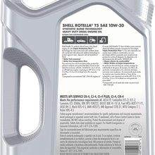 Shell Rotella T5 Synthetic Blend 10W-30 Diesel Engine Oil (1-Gallon, Case of 3)
