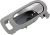 Dorman 81826 Front Driver Side Interior Door Handle for Select Buick Models, Gray and Chrome