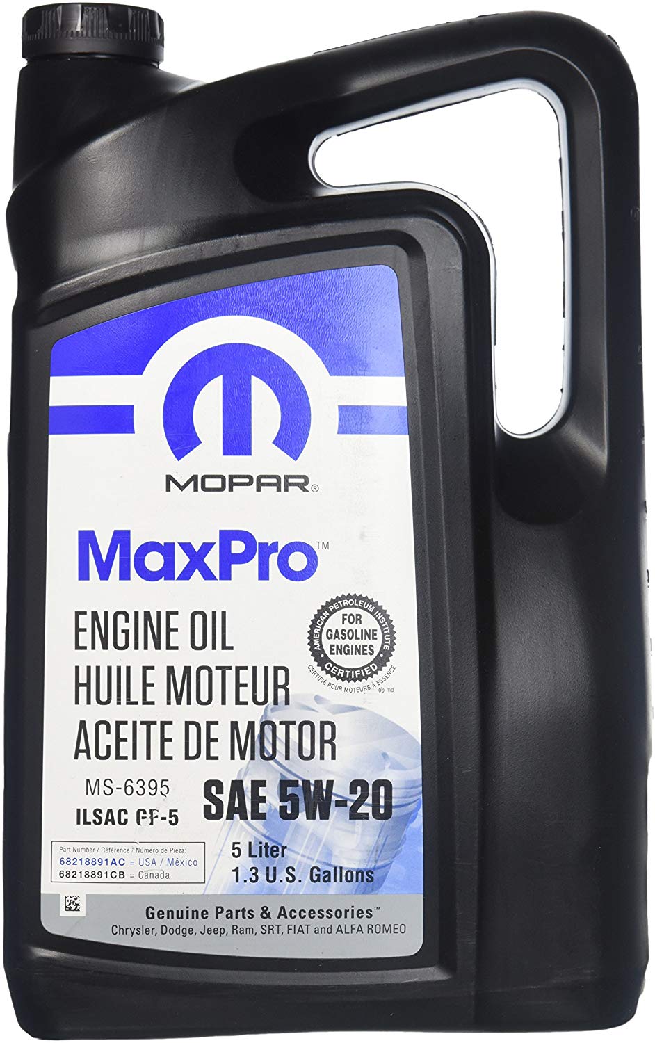 Mopar 68218891AC Engine Oil