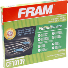 Fram Fresh Breeze - Filtro de aire para cabina Arm & Hammer Baking Soda, CF10374 para vehículos Dodge/Toyota