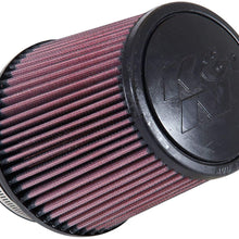 K&N Universal Clamp-On Air Filter: High Performance, Premium, Washable, Replacement Filter: Flange Diameter: 4 In, Filter Height: 6 In, Flange Length: 1.75 In, Shape: Round Tapered, RE-0850