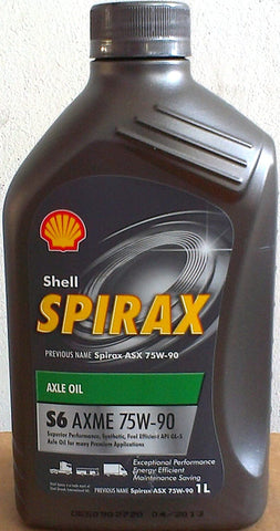 Shell Spirax S6 AXME 75w90 Superior performance synthetic axle oil GL-5